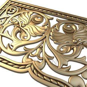 Church panel (PC_0150) 3D model for CNC machine